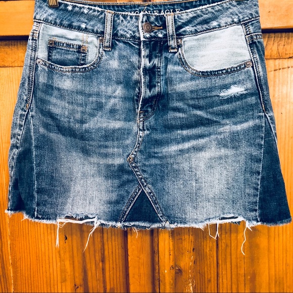 🌿AMERICAN EAGLE DENIM MINI SKIRT🌿 - Picture 3 of 5